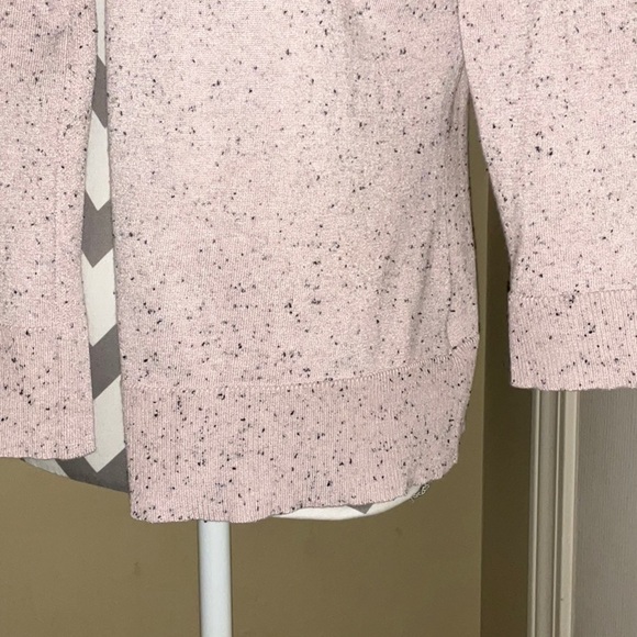 Pink Open Front Cardigan with Black Flecks by Verve Ami - Size Medium - Picture 4 of 10